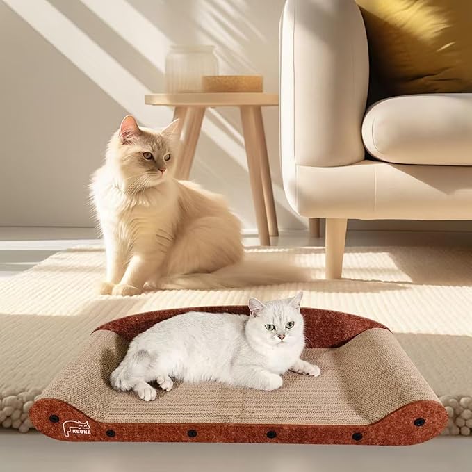 Cat Scratcher Bed 30 Inch Cat Couch Scratcher &17.5 Inch Cat Scratch Box - Image 7