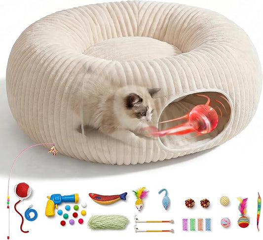 31 Pcs Interactive Cat Toys for Indoor Cats, Cat Tunnel by Unknown