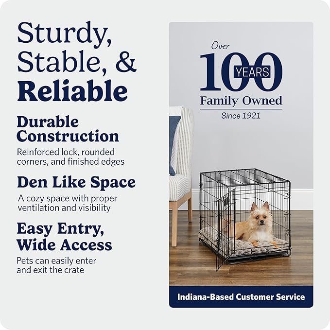 MidWest Homes for Pets 24-Inch iCrate for Small Breeds, 12-20 lbs, Single Door - Image 5