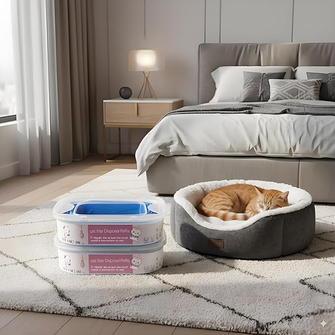 2 Pack 28FT Cat Litter Refill Cartridge, Compatible - Image 8
