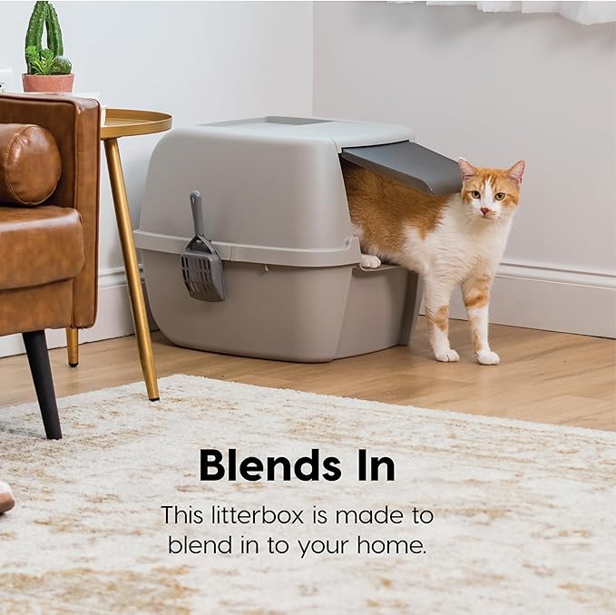 IRIS USA Cat Litter Box Large - Image 4