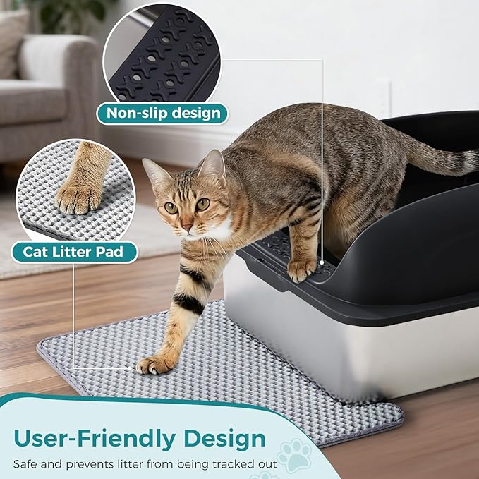 OLIXIS Stainless Steel Cat Litter Box - Image 3