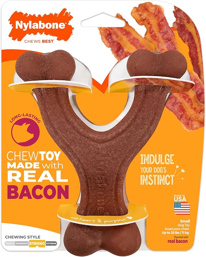 Nylabone Strong Chew Wishbone Dog Toy Made by Nylabone