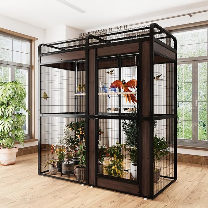 Large Bird Cage for Parakeets Outdoor Bird Aviary Parrot Cage - Image 6