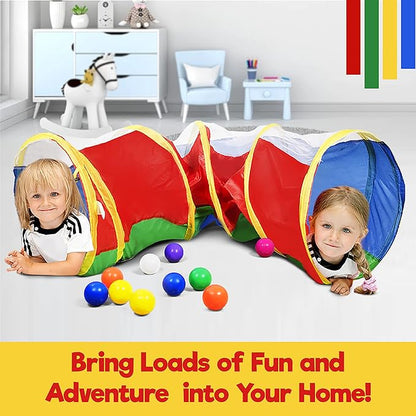 Hide N Side 6ft Crawl Through Play Tunnel Toy, Pop up Tunnel - Image 3