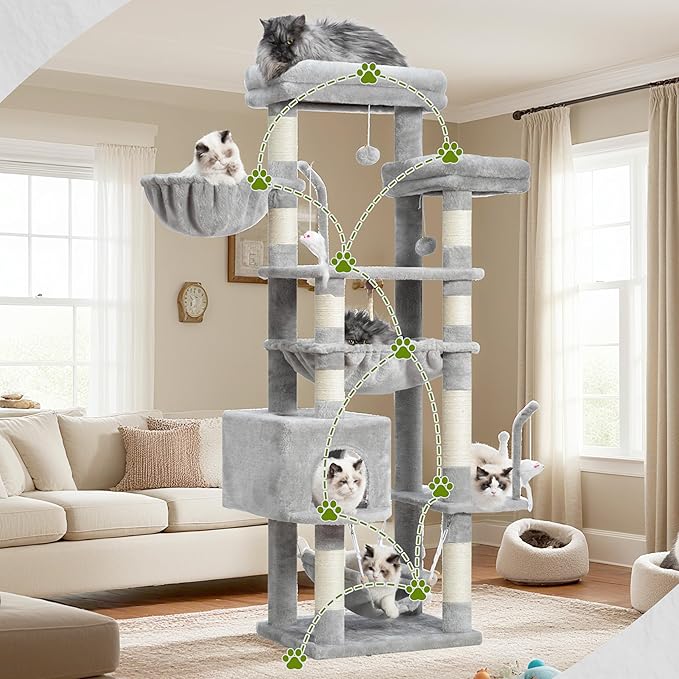 Gitelsnour Cat Tree, Cat Tower for Large Cats - Image 7
