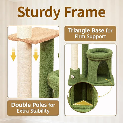 Cat Tree Tower Scratch Post Stand - Image 2