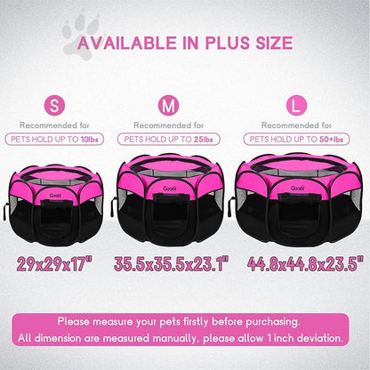 Portable Large Pet Cat Playpen for Indoor Outdoor Cats, Foldable Big Dog - Image 2