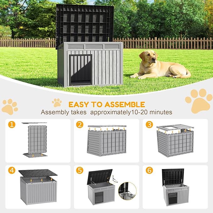 Fancyango Large Dog House for Indoor & Outdoor - Image 7