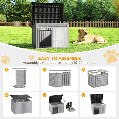 Fancyango Large Dog House for Indoor & Outdoor - Image 7