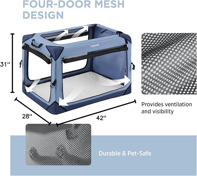 Lesure Collapsible Dog Crate - Image 7
