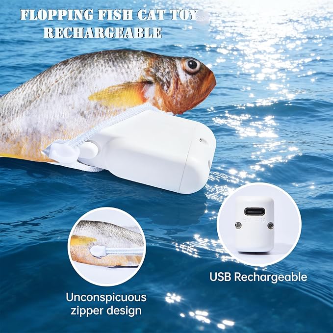 Catnip Toys for Cats Cat Nip Toys Cat Fish Toy Catnip Toy Small Floppy Fish Cat - Image 5