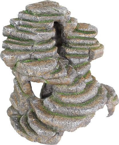 Penn-Plax Reptology Shale Scape Step Ledge & Cave Hideout - Image 6