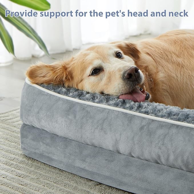 BFPETHOME Orthopedic Dog Bed for Extra Large Dogs-Big Waterproof Sofa Dog Bed - Image 3