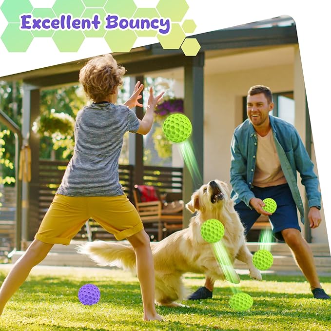 Squeaky Dog Toys for Aggressive Chewers, Indestructible Dog Balls for - Image 6