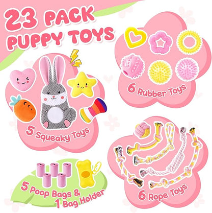 Zeaxuie 23 Pack Pink Puppy Toys - Image 3