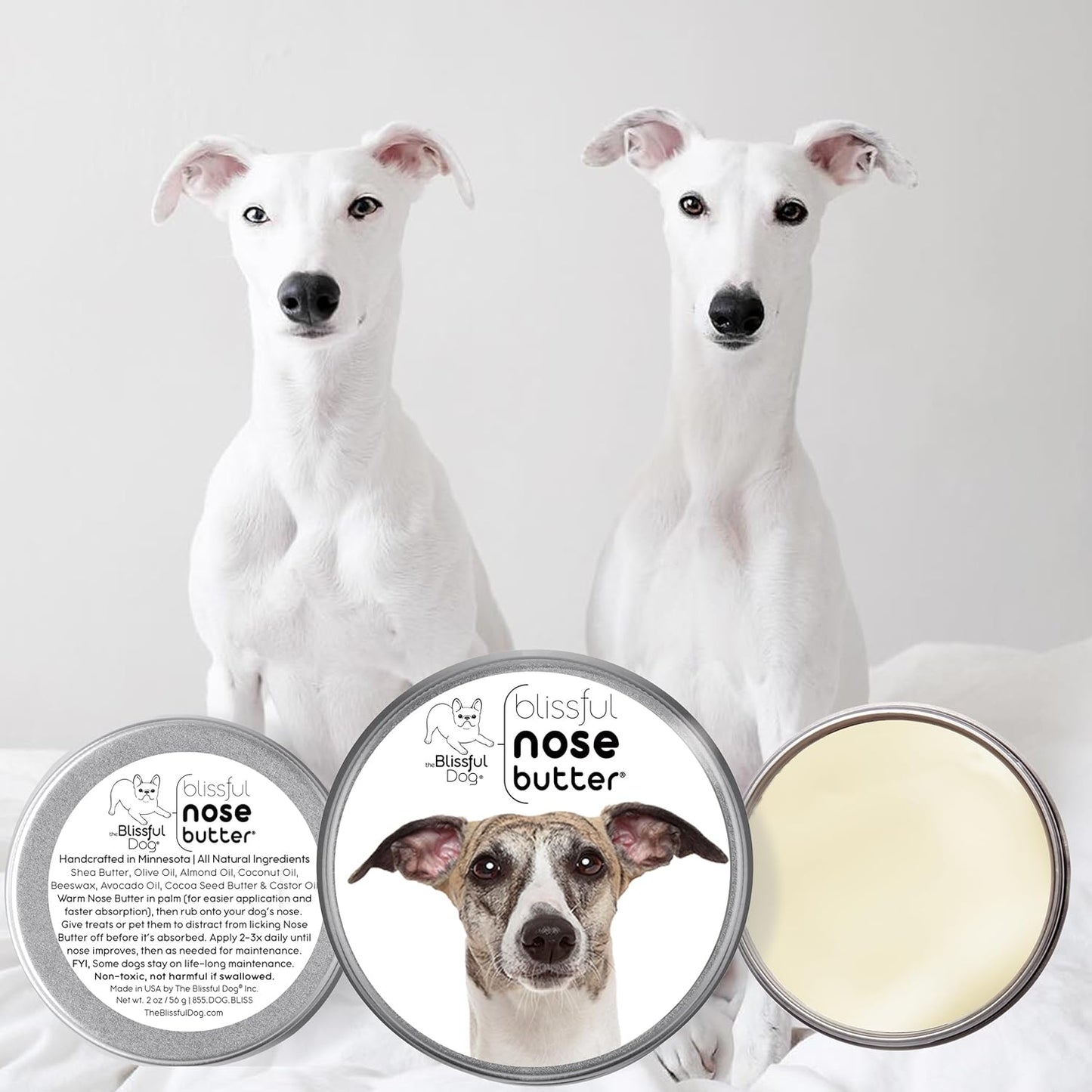 The Blissful Dog Whippet Unscented Butter, 4-Ounce