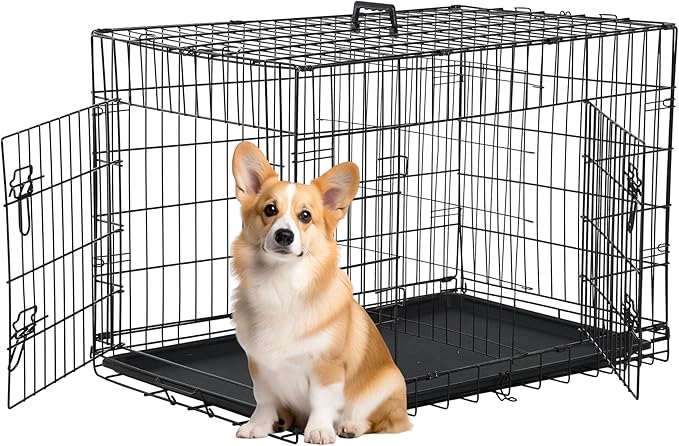 FDW 30 inch Dog Crate Dog Kennel Cage by FDW