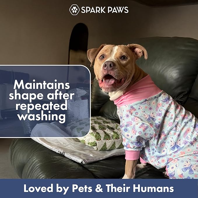 Spark Paws Dog Pajama, Dog Recovery Suit Male, Ultra-Soft and 4-Way Stretch - Image 7