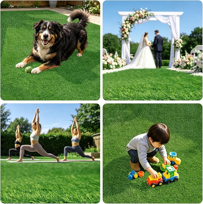 Artificial Grass Rug 5FT x 8FT – UV & Wear Resistant, Pet-Friendly Artificial - Image 9