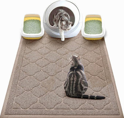 WePet Cat Litter Box Mat, Kitty Premium PVC Pad, Durable Trapping Rug, by WePet
