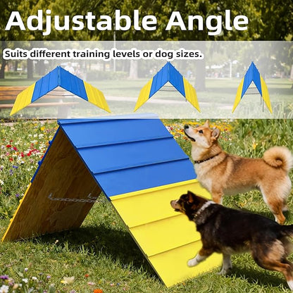 Dog Agility A Frame for Large Dogs, 82” x 23” Dog Agility Course Backyard Set - Image 2