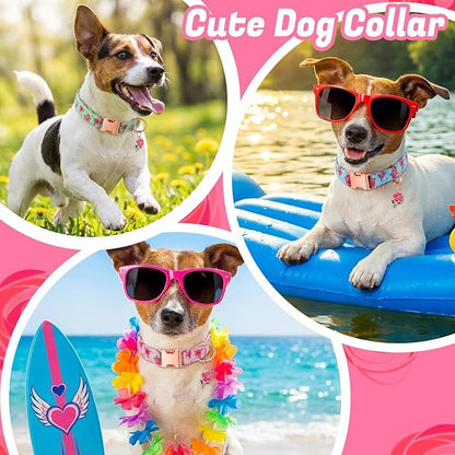 3 Pack Floral Dog Collars for Small Dogs Rose Flower Dog Collars - Image 6