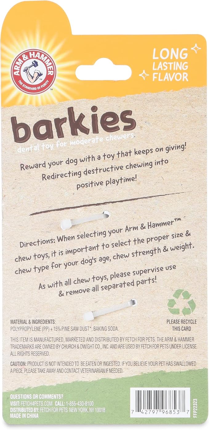 Arm & Hammer for Pets Barkies Classic Bone Compressed Wood Collection, 5 Inch - Image 9