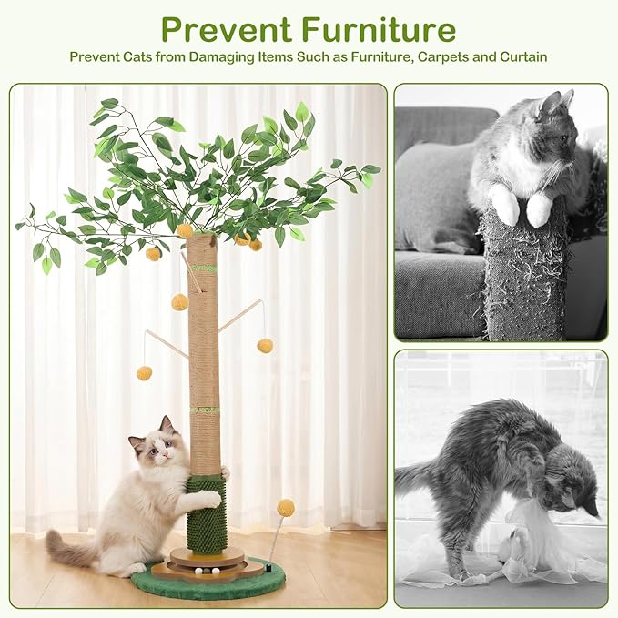 Tall Cat Scratching Post 51 Inch, Cat Scratching Post - Image 8