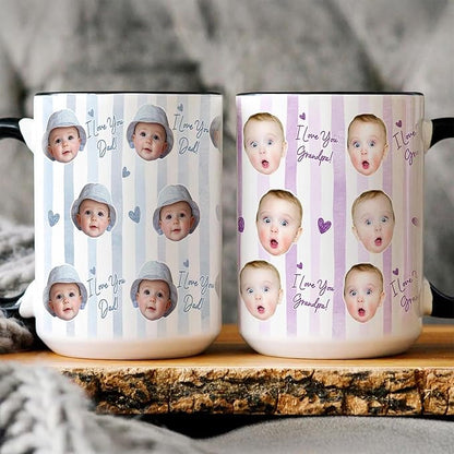 Personalized Dad Mug- Custom Baby Face Mug - Image 2