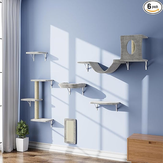 NUNU LAB Wall Mounted Cat Furniture Set by NUNULAB
