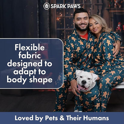 Spark Paws Dog Christmas Pajama, Dog Recovery Suit Male, Ultra-Soft and 4-Way - Image 7