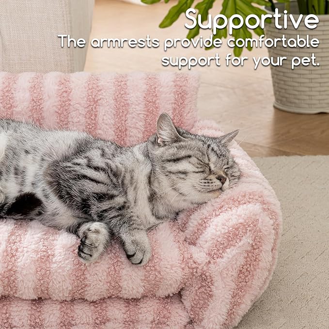 Hollypet Cat Bed Fluffy Plush Multifunctional Double-Layer Machine Washable - Image 4