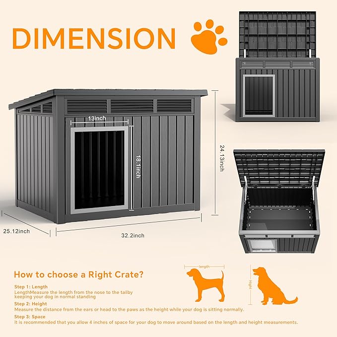 DRATO Dog House for Both Indoor and Outdoor - Image 3