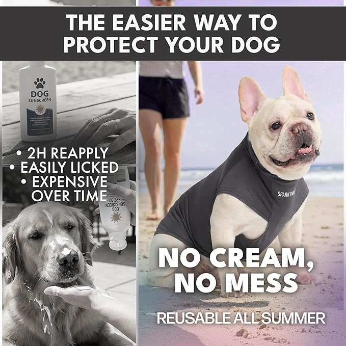 Spark Paws Sunblock Dog T-Shirt, SPF30 Protection, Lightweight Breathable Quick - Image 5