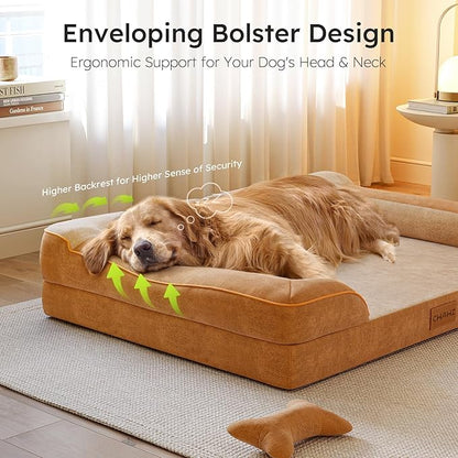 CWAWZ XXL Dog Bed for Extra Large Dogs, Giant Orthopedic Dog Bed - Image 4