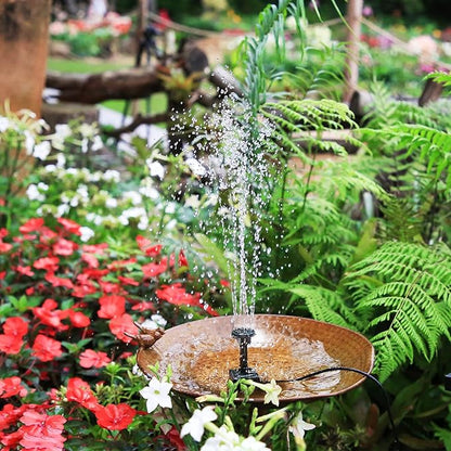 AISITIN 2.5W Solar Fountain Pump, DIY Outdoor Solar Water Fountain - Image 2