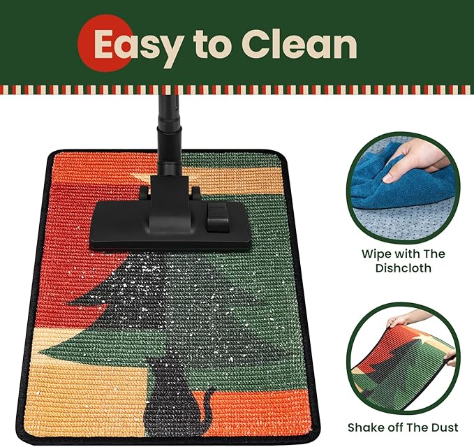 Conlun Cat Scratcher Mat, Sisal Cat Scratch Pad, Horizontal Floor Cat - Image 8