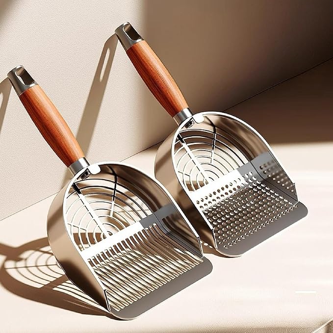 DHXYZZB Cat Litter Scoop 304 Stainless Steel Litter Shovel, Heavy Duty Litter - Image 9