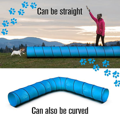 Houseables Dog Tunnel, Dog Agility Tunnel, Agility Equipment, 18 Feet, Puppy - Image 5