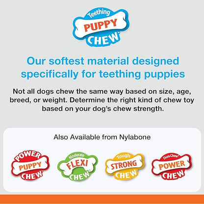 Nylabone Ring Bone Chew Toy for Puppies, Puppy Teething Toys, Puppy Enrichment - Image 2