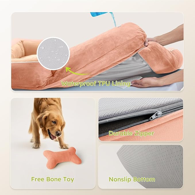 CWAWZ Jumbo Dog Bed for Extra Large Dogs, Orthopedic Dog Bed - Image 7