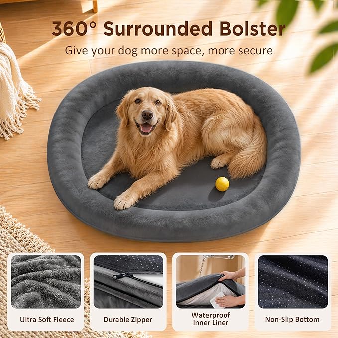 Orthopedic Dog Bed for Medium Dogs, Waterproof Dog Bed - Image 3