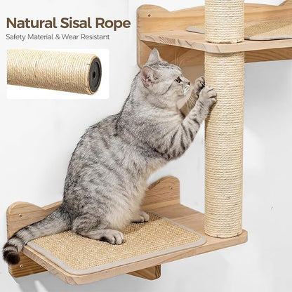 Cat Wall Shelves, 2-Tier Cat Shelves - Image 2