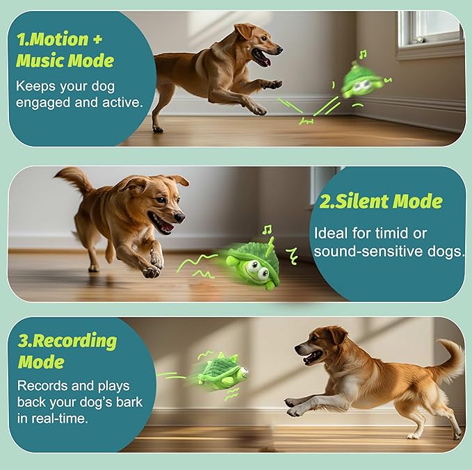 GUKCO Interactive Moving Dog Toys – Plush Chew Toy - Image 2