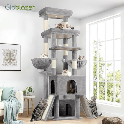 Globlazer Heavy Duty Cat Tree 78 inch Sturdy Cat Tower - Image 7