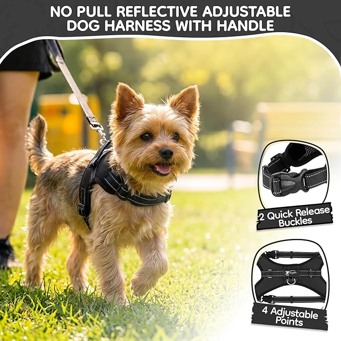 No Pull Reflective Adjustable Dog Harness - Image 2