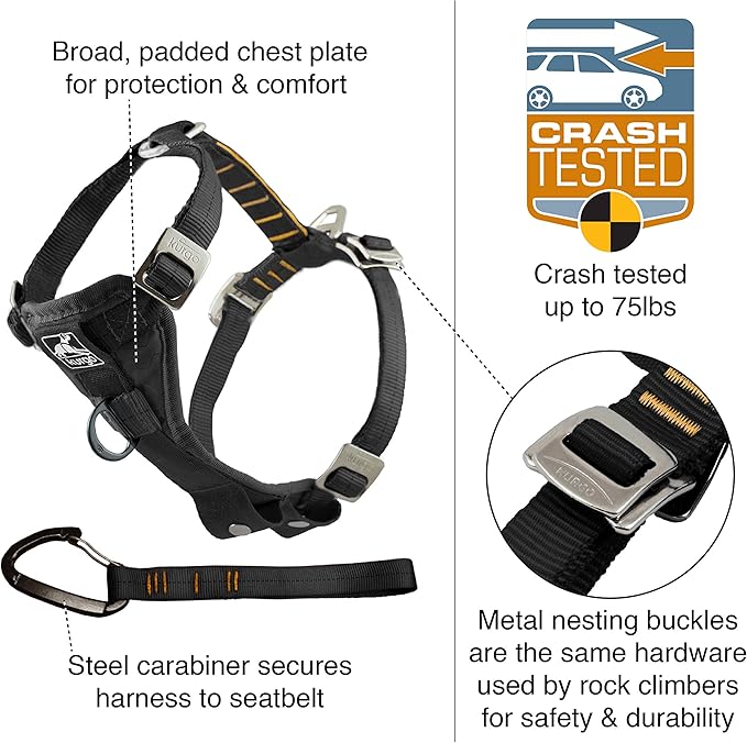 Kurgo Enhanced Strength Tru-Fit Dog Car Harness - Image 2