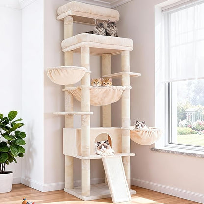 Hey-brother Cat Tree Tower, Scratching Posts by Hey-brother