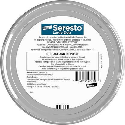 Seresto Large Dog Vet-Recommended Flea & Tick Treatment & Prevention Collar - Image 2